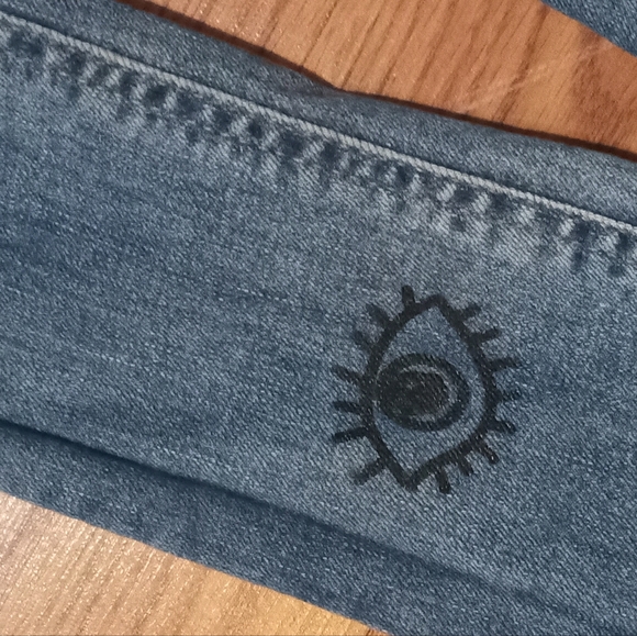 10Diesel Girls Kid Super Slim Skinny Jeans KXA9D Sz 10Y Stretch Measured Sz 20x2 - Picture 8 of 14